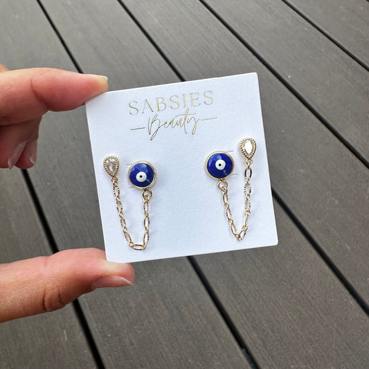 Evil Eye Double Stud