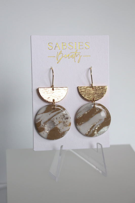 Nude Marble Dangle