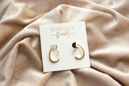 Teardrop Hoop 18k Gold Plated