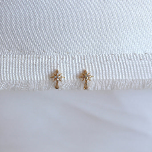 Extra Small Star Huggie 18k Gold Plated