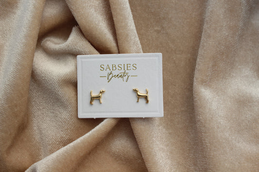 Doggie Stud 18k Gold Plated
